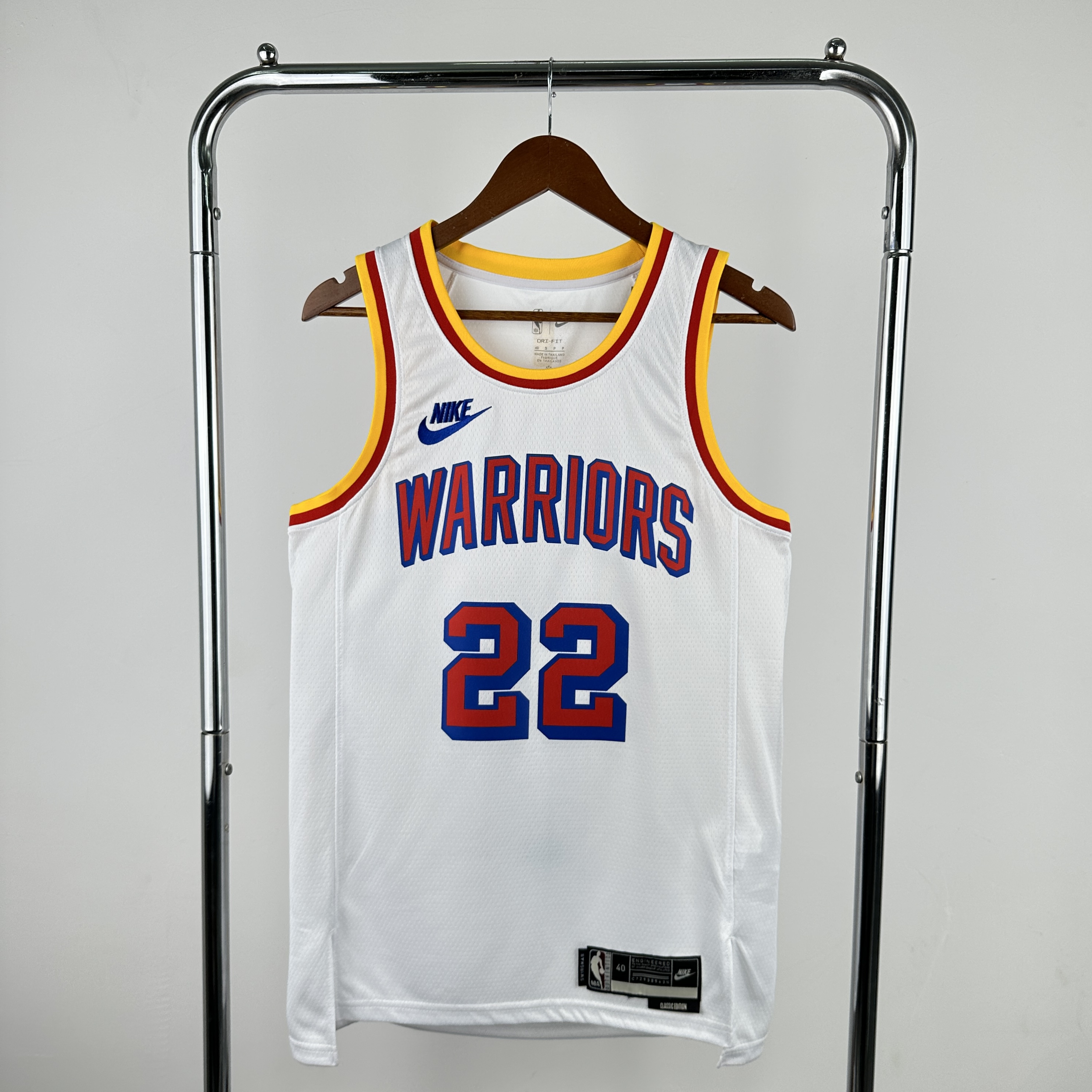 Men Golden State Warriors 22 Wiggins White City Edition Season Nike 2025 NBA Jersey